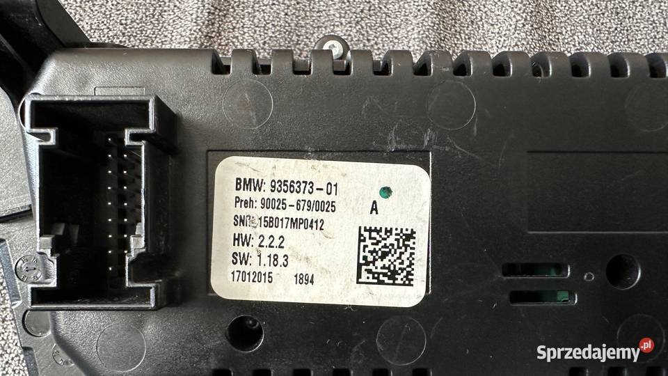 BMW X5 F15 X6 F16 PANEL KLIMATYZACJI RADIO