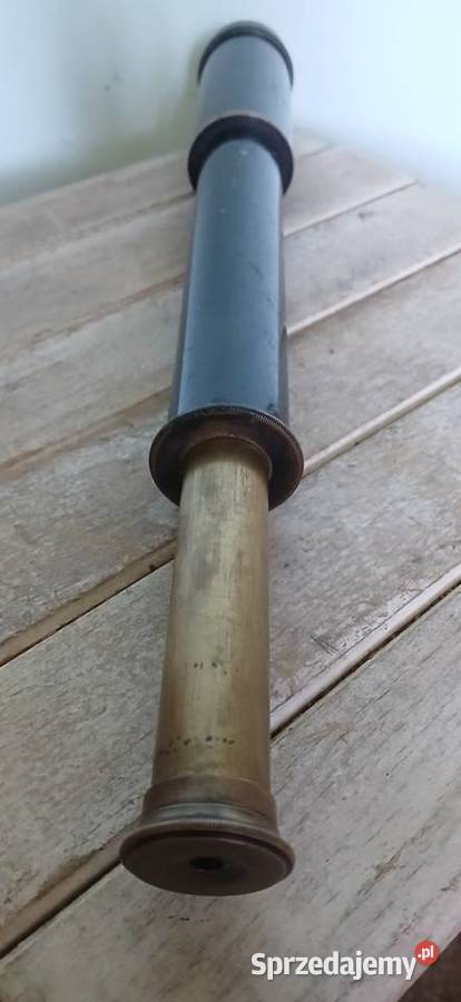 Zabytkowa mosiezna luneta