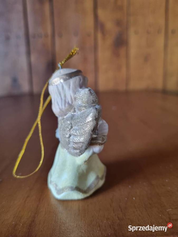 Ceramiczny Aniołek z dzwoneczkiem mazowieckie Warszawa