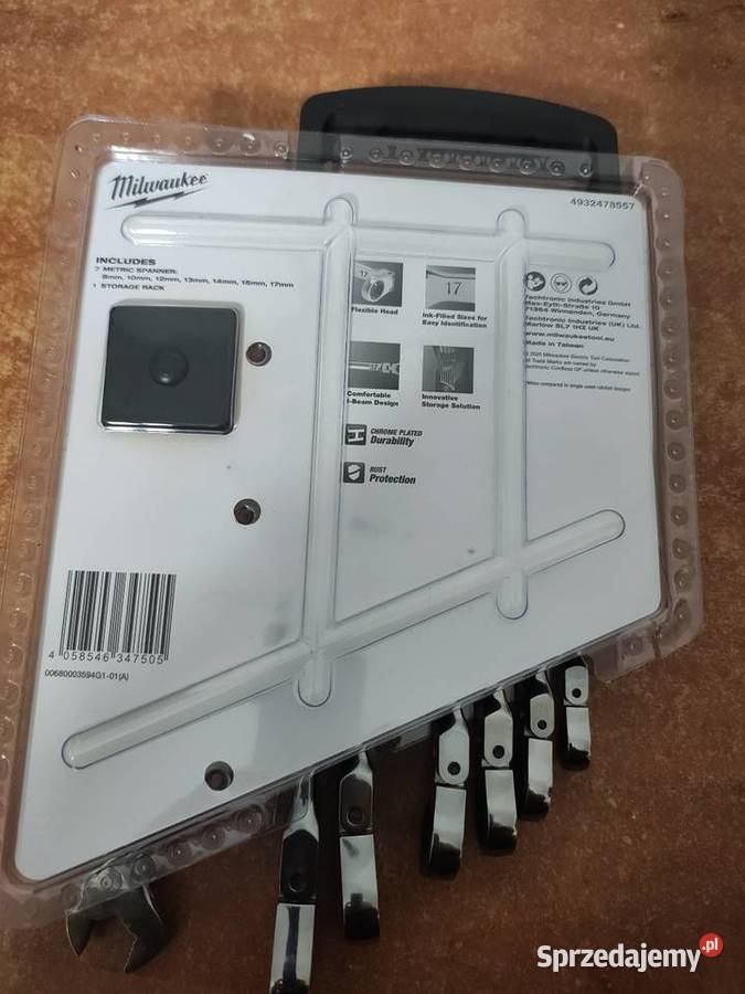 Klucze płasko oczkowe z grzechotką Milwaukee Klucze śląskie Rybnik