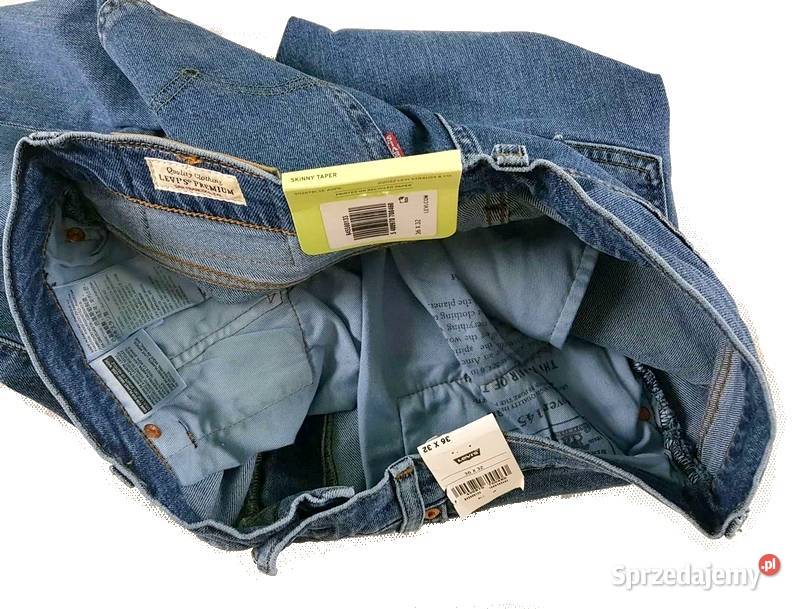 Męskie jeansy Levis Skinny Taper W36L32 Levis Tarnowskie Góry