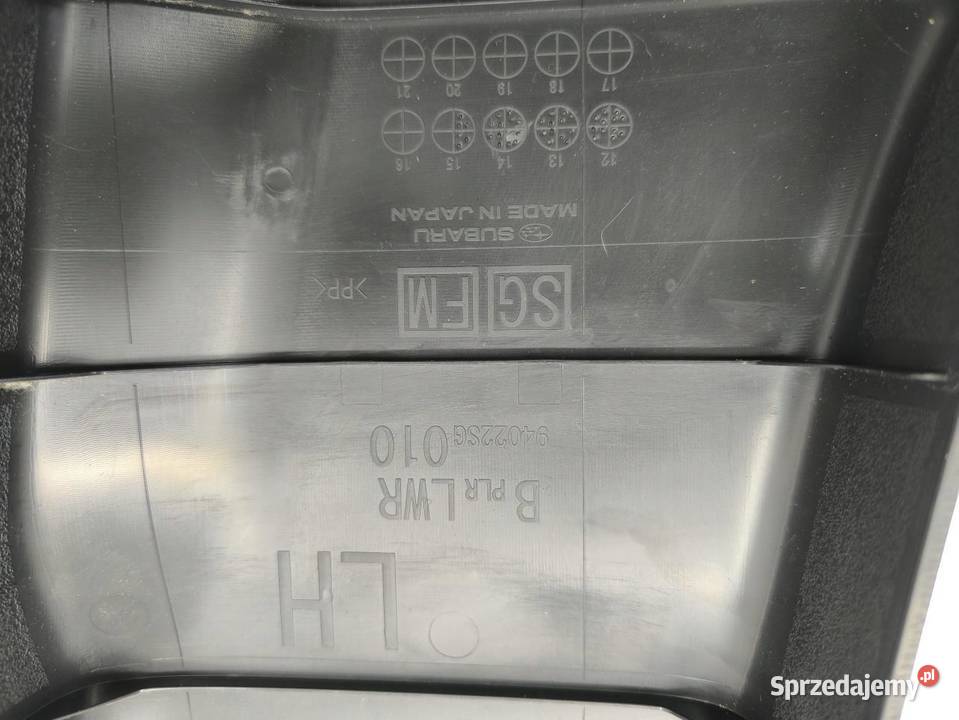 OSŁONA SŁUPKA ŚRODKOWEGO LEWA FORESTER IV SJ osobowe sprzedam