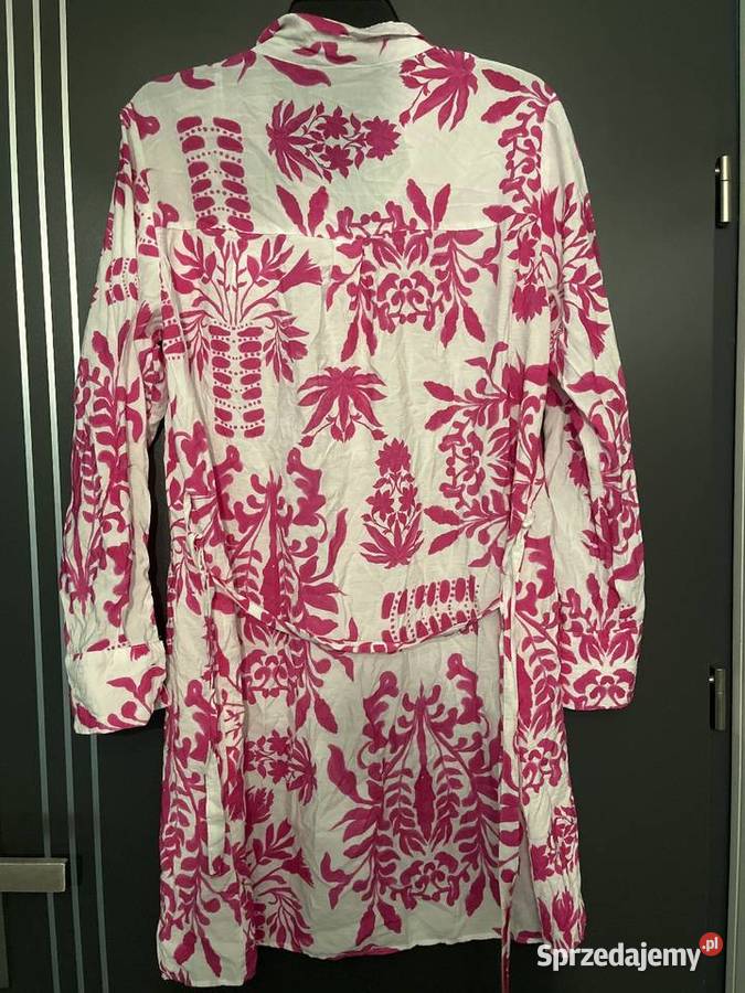 Zara sukienka koszulowa kwiaty viscoza 40 zachodniopomorskie Choszczno