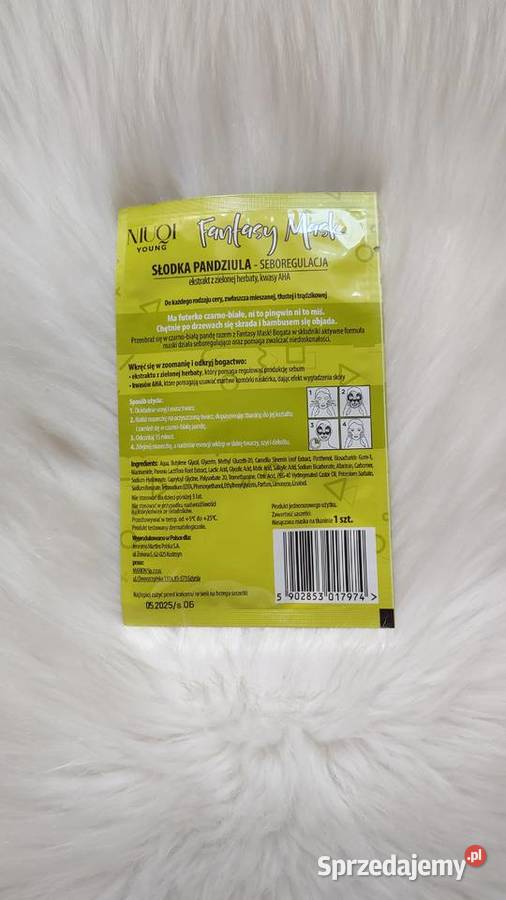 Maska na tkaninie seboregulacja NIUQI Olkusz