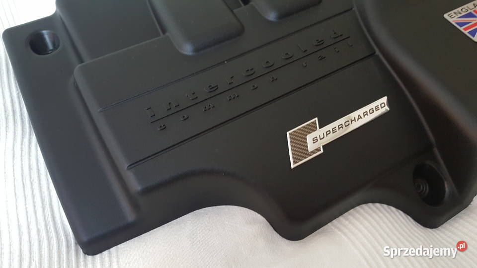 EMBLEMAT ZNACZEK SUPERCHARGED METALOWY CHROM osobowe wielkopolskie Poznań