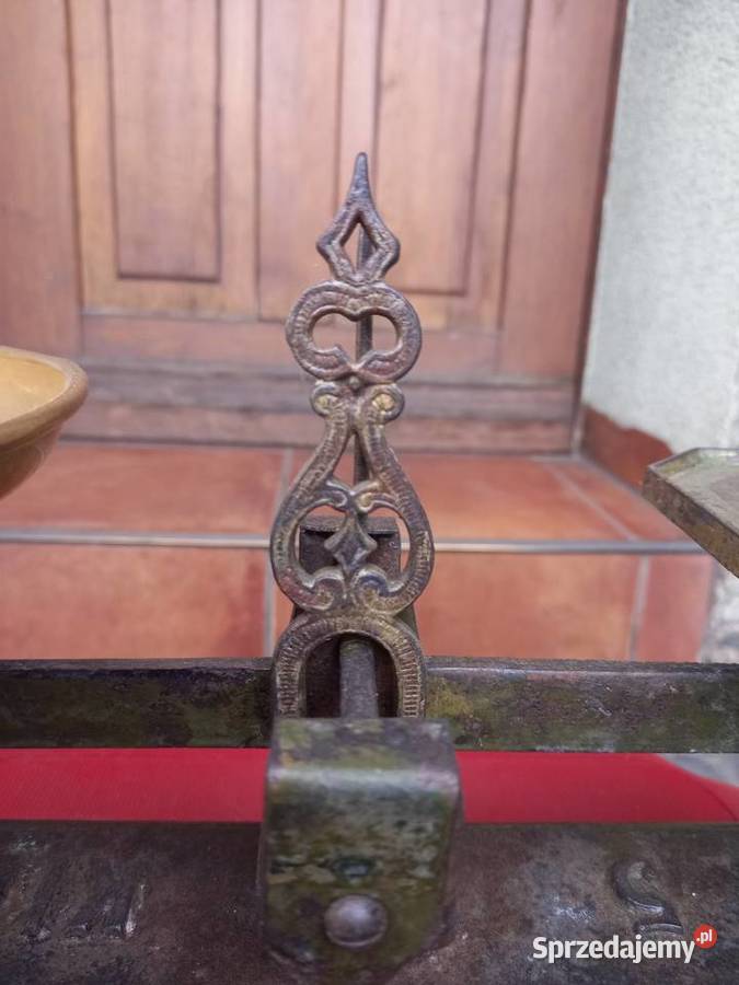 Stara zabytkowa waga szalkowa 5 PRL vintage Wagi i miarki kuchenne wielkopolskie Rawicz