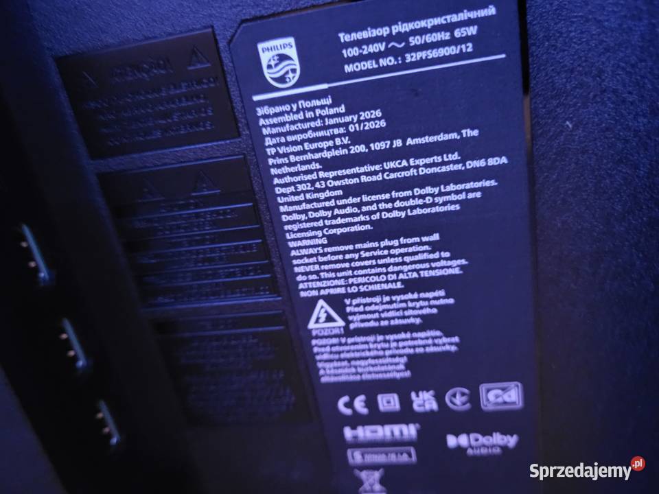 PHILIPS 32PFS690012 32 LED Ambilight na 32cale Libiąż