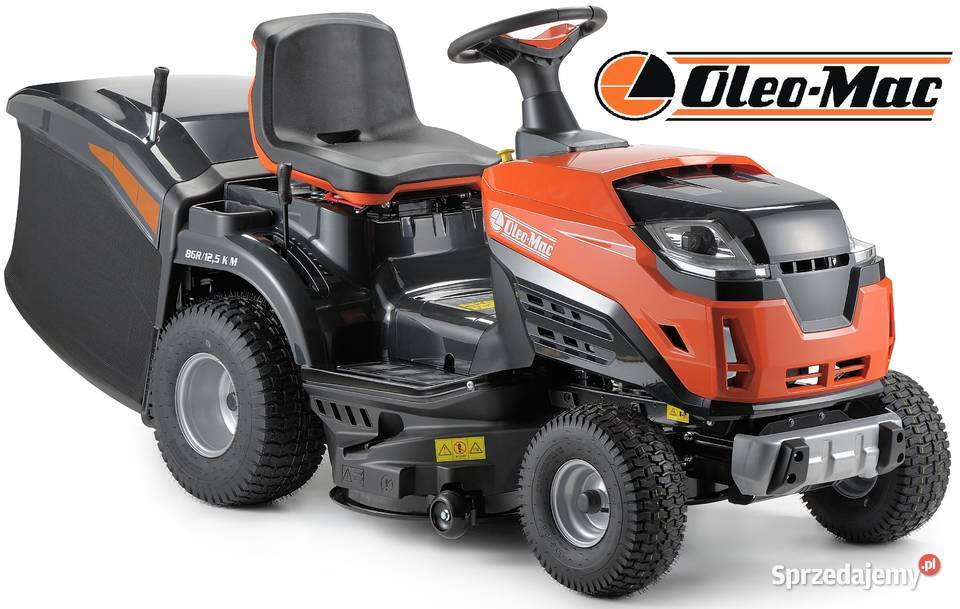 OLEO MAC OM 86R125 TRAKTOREK OGRODOWY DO TRAWY Opalenica