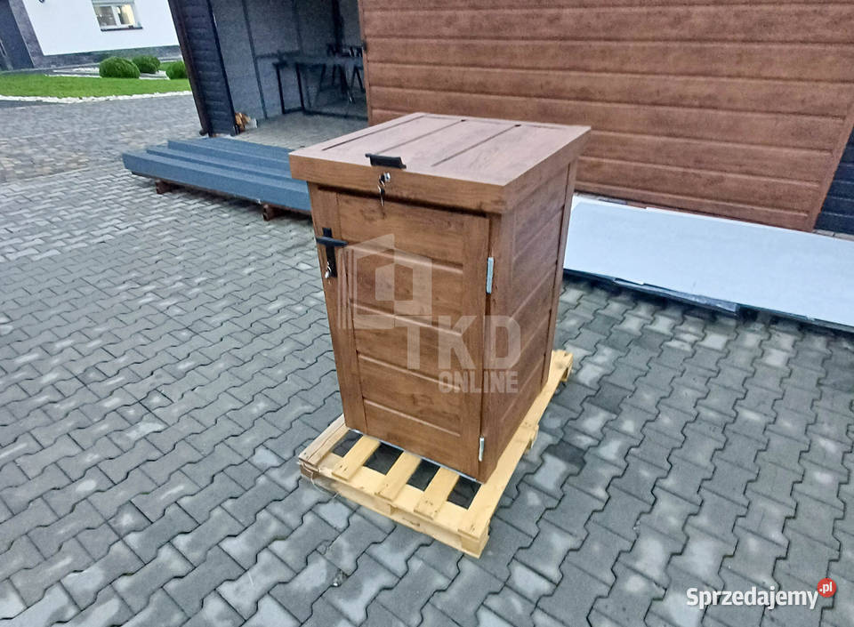 Zabudowa kosza na śmieci wiata obudowa 80x70x120 kujawsko-pomorskie