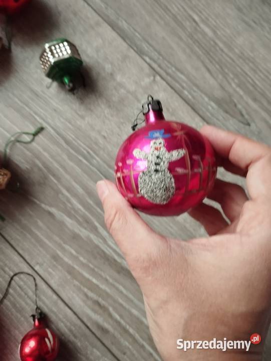 bombki szklane stare prl kolekcjonerów 39 sztuk Poznań