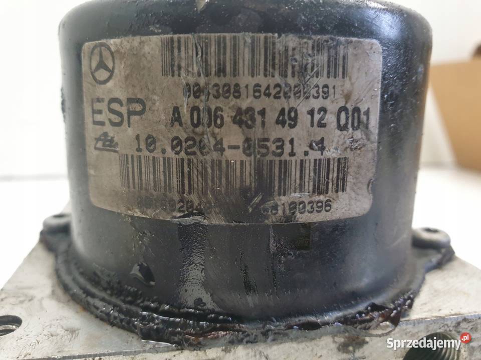 Mercedes CLK W209 POMPA ABS hamulcowa Pompy hamulcowe Rudka