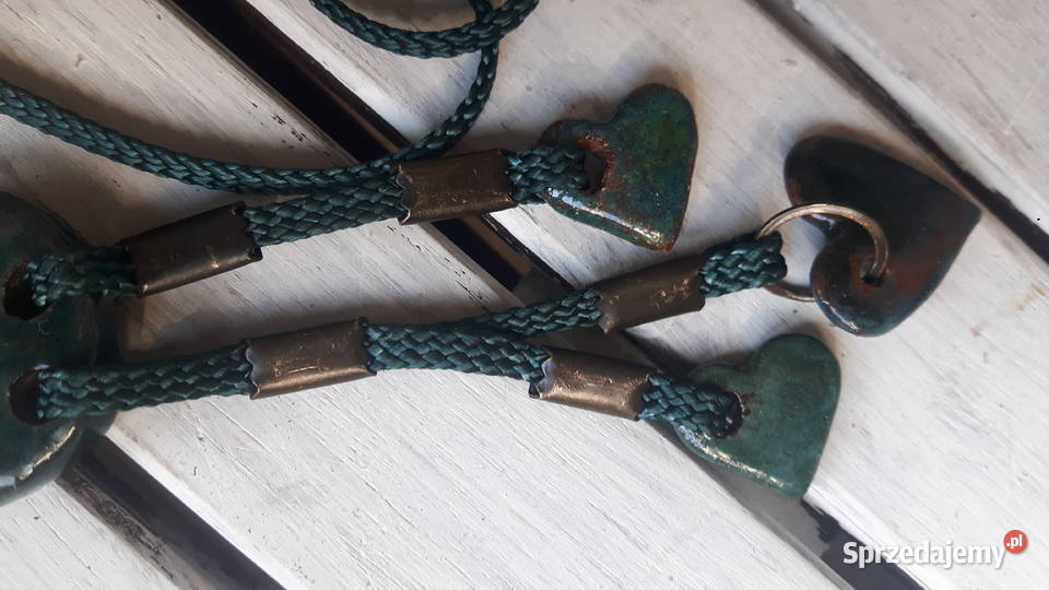 Naszyjnik ceramiczny ręcznie wykonany Otwock