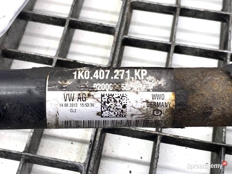 PÓŁOŚ LEWY PRZÓD SKODA YETI 1K0407271KP 14 122 Półosie sprzedam