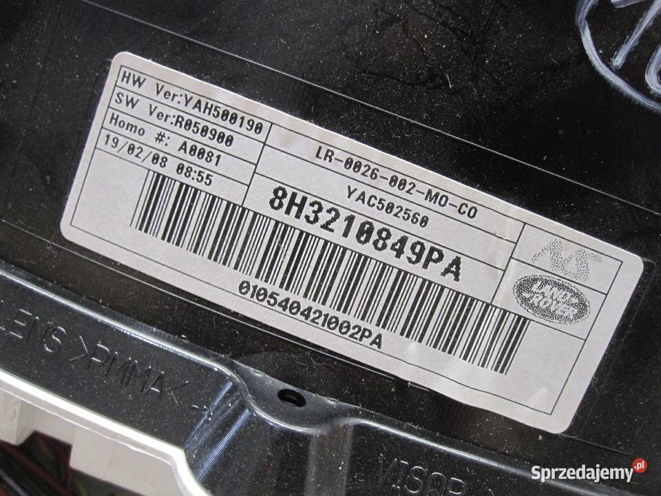 RANGE ROVER SPORT I L320 LIFT 08r licznik zegary Rok produkcji 2008 Kielce