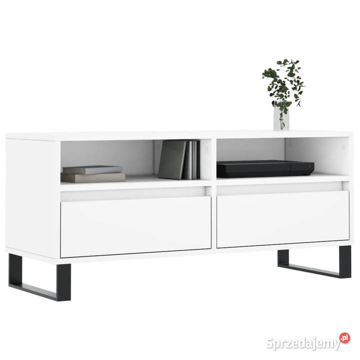 Szafka pod TV biała 100x345x445 materiał mazowieckie Warszawa