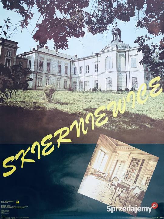 Plakat SKIERNIEWICE osada pałacowa sprzedam