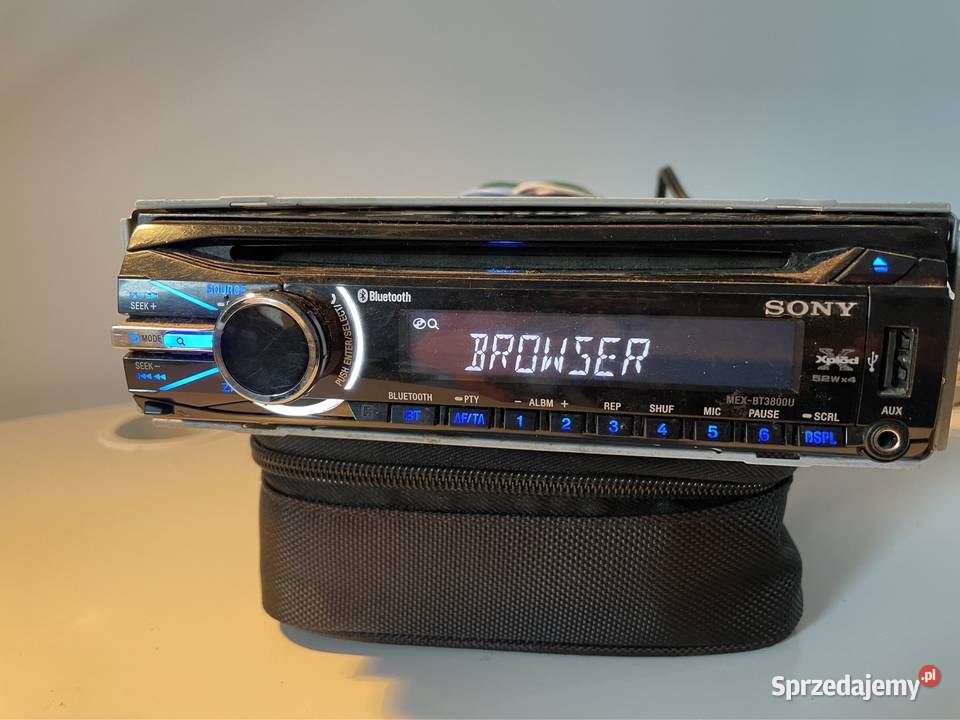 Radio Sony MEXBT3800U Bluetooth USB AUX Bełchatów
