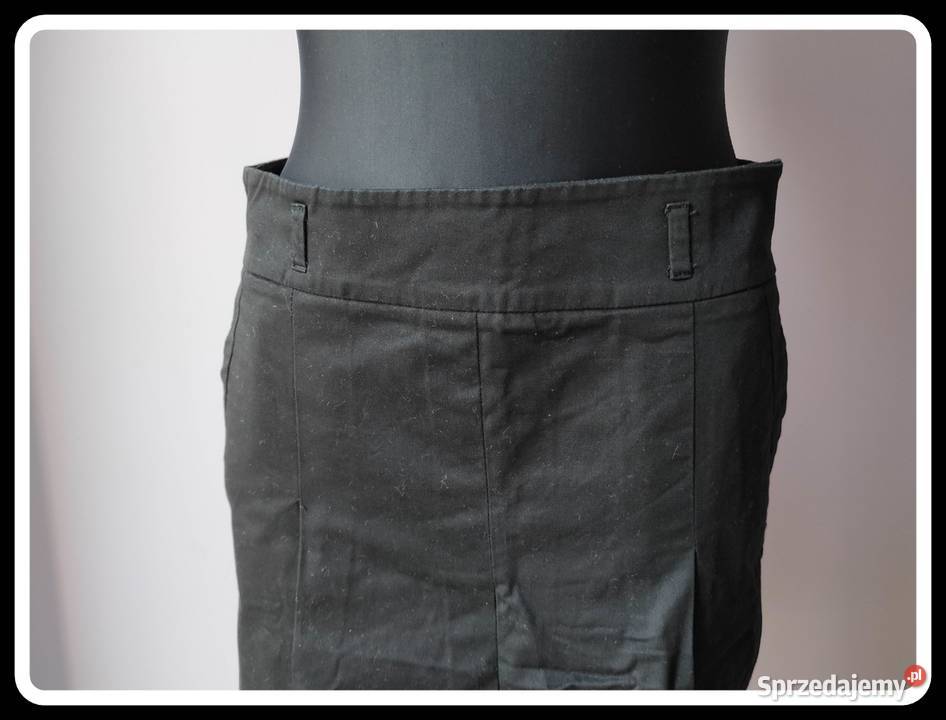 Czarna spódnica ZARA BASIC 40 L z kieszeniami Płock