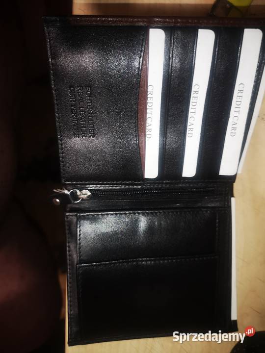Portfel skórzany