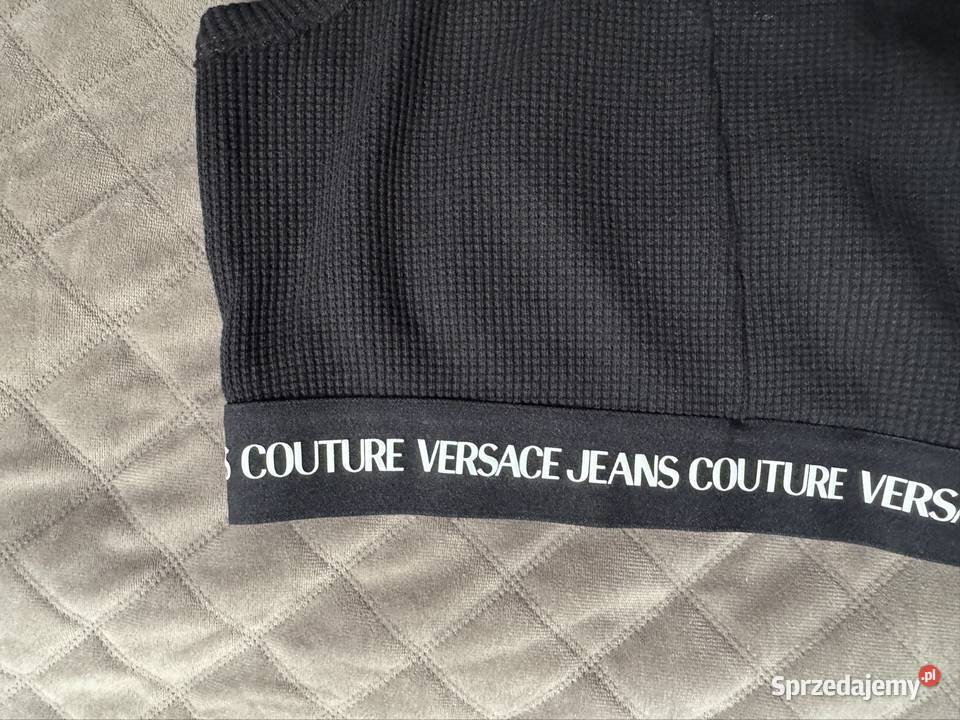 Czarny Top Versace Jeans Couture Lublin sprzedam