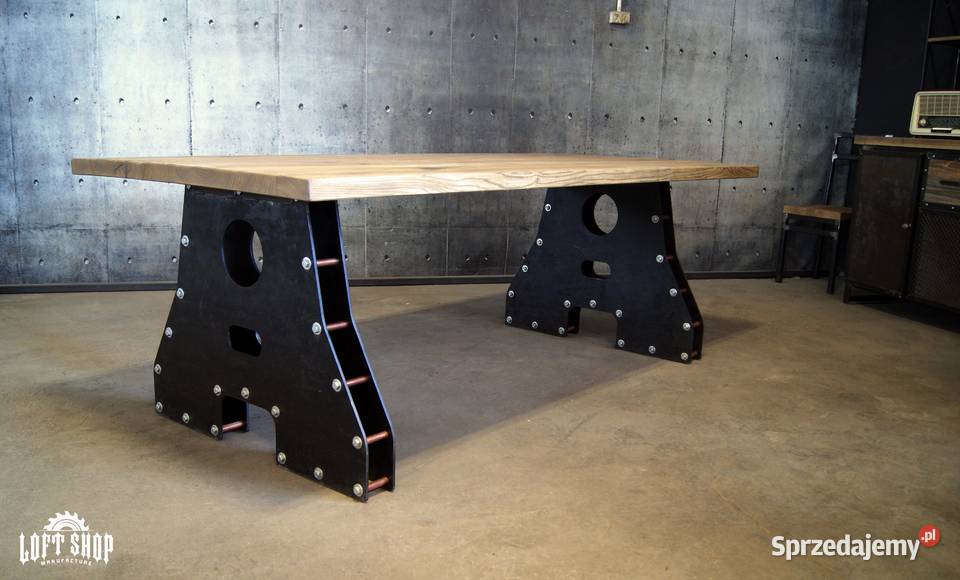 Stół loftowy LOFT No1 stół industrialny 180cm dolnośląskie