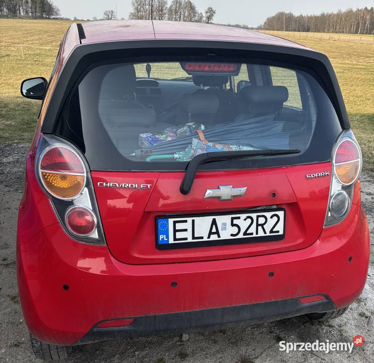 Chevrolet spark 10 benzynagaz Rok produkcji 2010 Spark Łask sprzedam