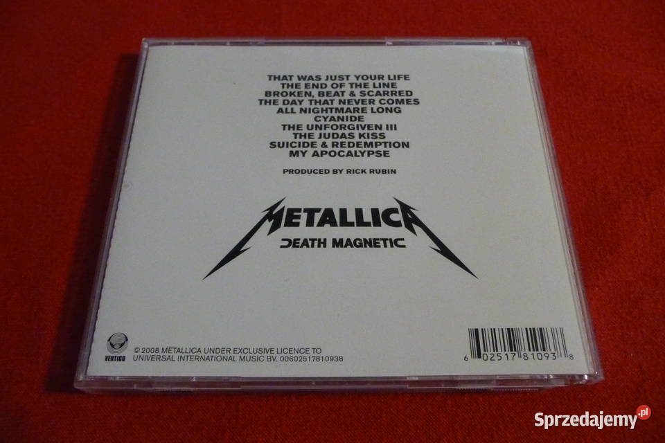 Metallica Death Magnetic CD Lublin