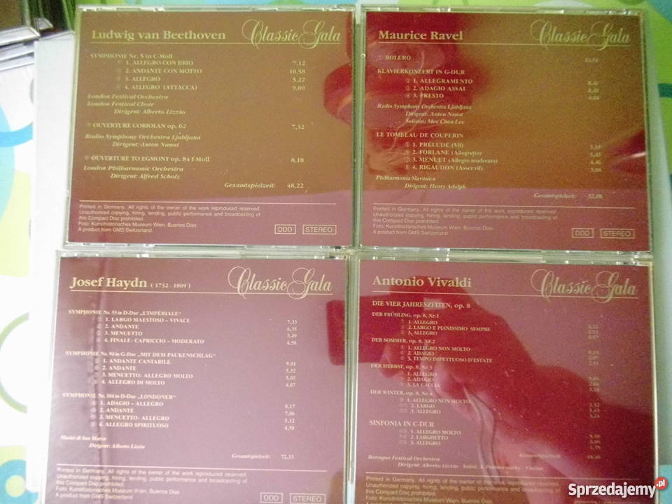 Płyty CD z muzyką klasyczną