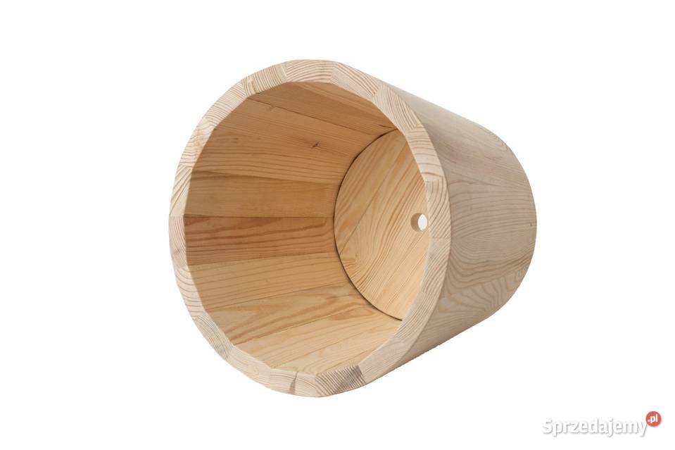 Donica drewniana sosnowa MAŁA donica ogrodowa Kalety