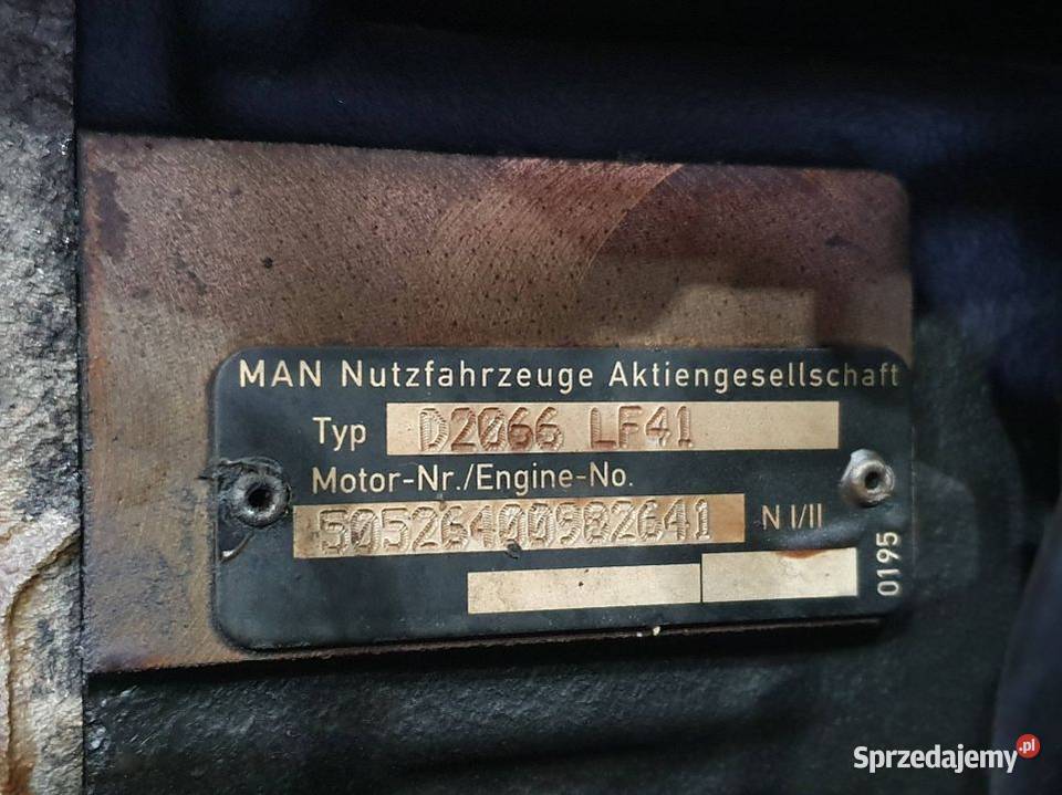 SILNIK KOMPLETNY MAN TGX 18400 D2066 LF41 E5 osobowe Lipno sprzedam