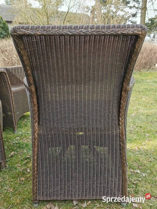 Krzesła do jadalni na taras Lloyd Loom Rattan 6 Krzesła Łask