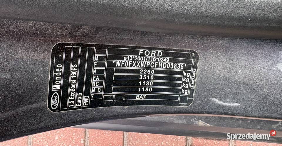 Ford Mondeo niezawodny Warszawa