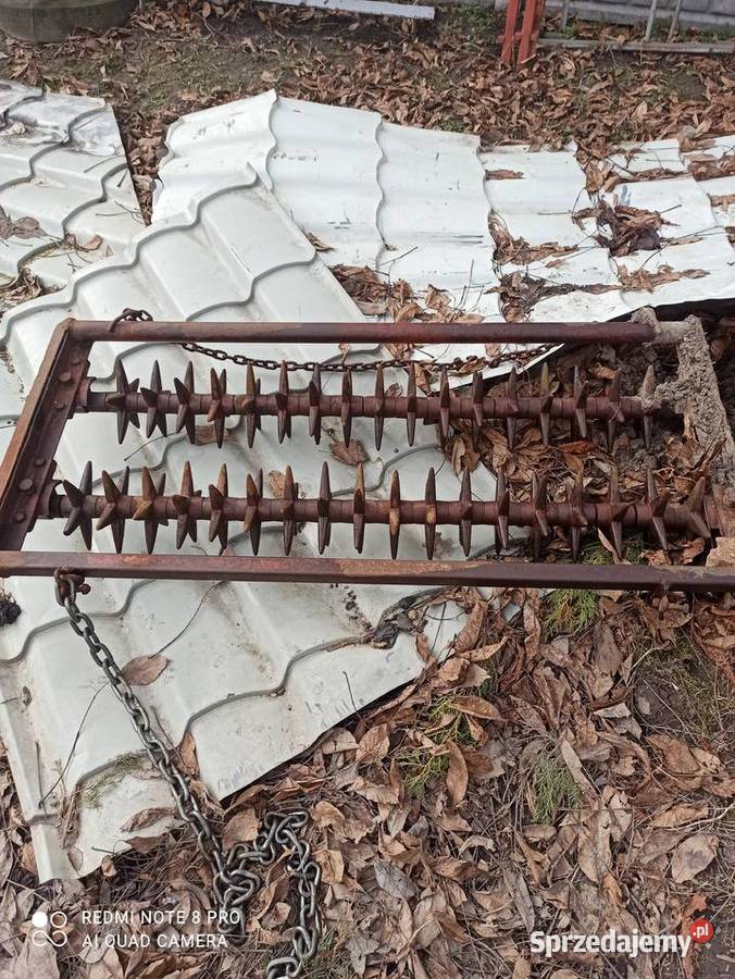 Kolczatka do pługa nowa Biała