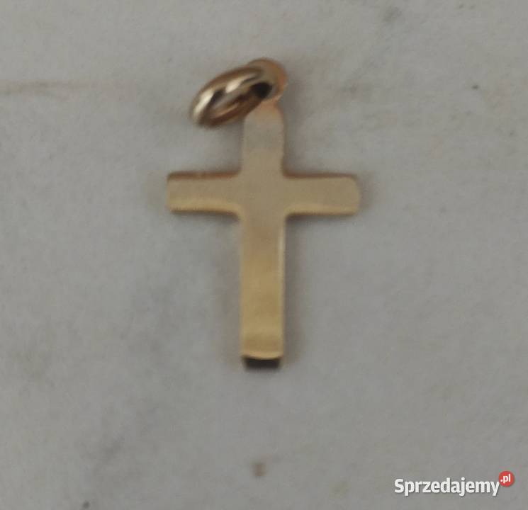 Złoty krzyżyk 14 K 585 Kraków sprzedam