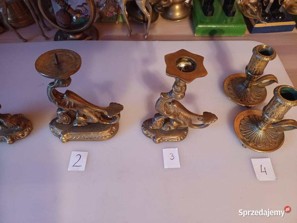 Kolekcja Świecznik mosiężny Wyprzedaż Poznań