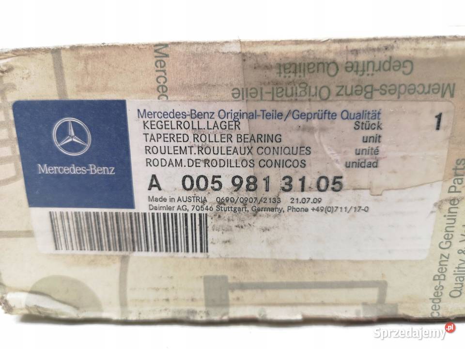 ŁOŻYSKO KOŁA PRZÓD MERCEDES ATEGO 2 AXOR