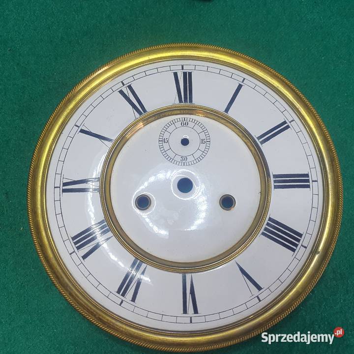 Biała tarcza porcelanowa 185 do zegara linkowego Wrocław