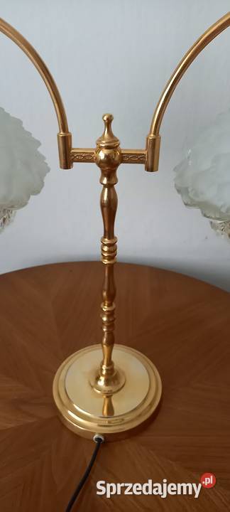 Dwuramienna lampa z mosiądzu Wysyłka Skierniewice