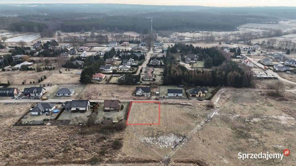 Działka budowlana 1222m utwardzona