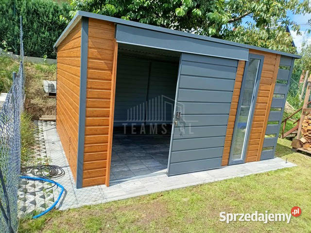 Schowek domek ogrodowy 4x25m wiata 05m drzwi Domki narzędziowe pomorskie