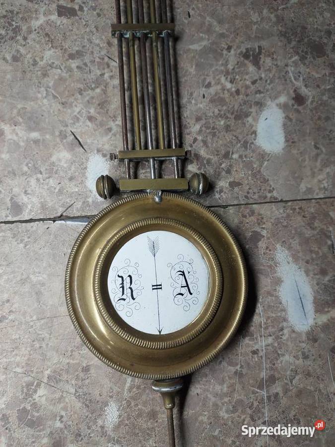 W258 Wahadło rusztowe starego zegara 8 dł 42 Antyki pomorskie Tczew sprzedam