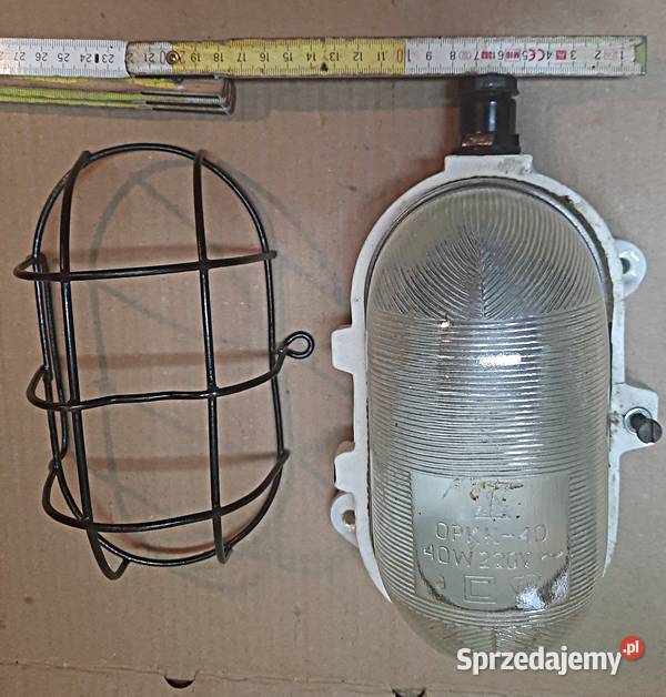 Lampa hermetyczna kanałowa OPKK 40 gwint E 27 Ostrów Wielkopolski sprzedam