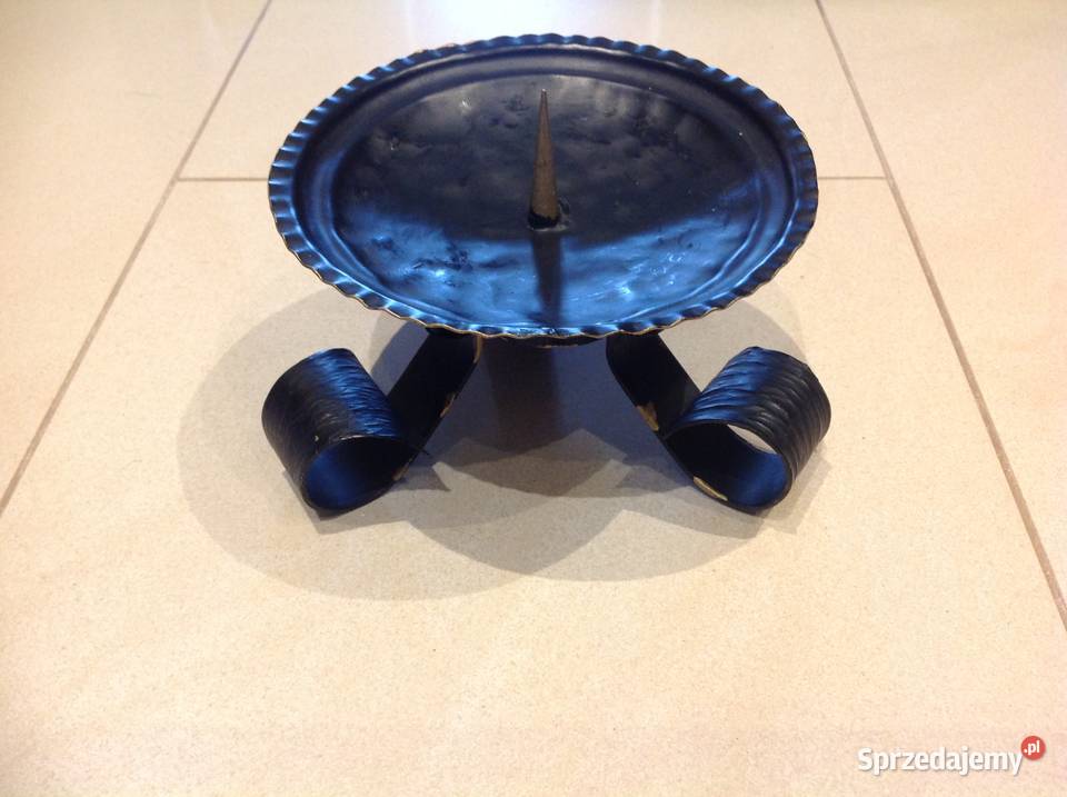 Świecznik Metalowy Kuty Metaloplastyka Nowa Sól sprzedam