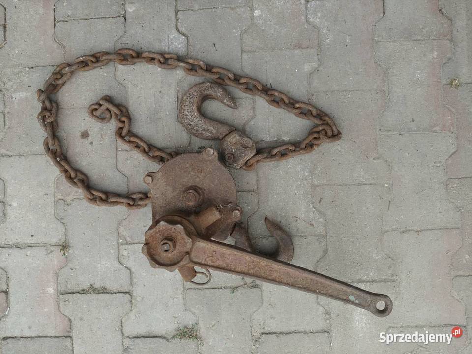 stara wyciągarka łańcuchowa rugcug udźwig 2t lubelskie Hrubieszów