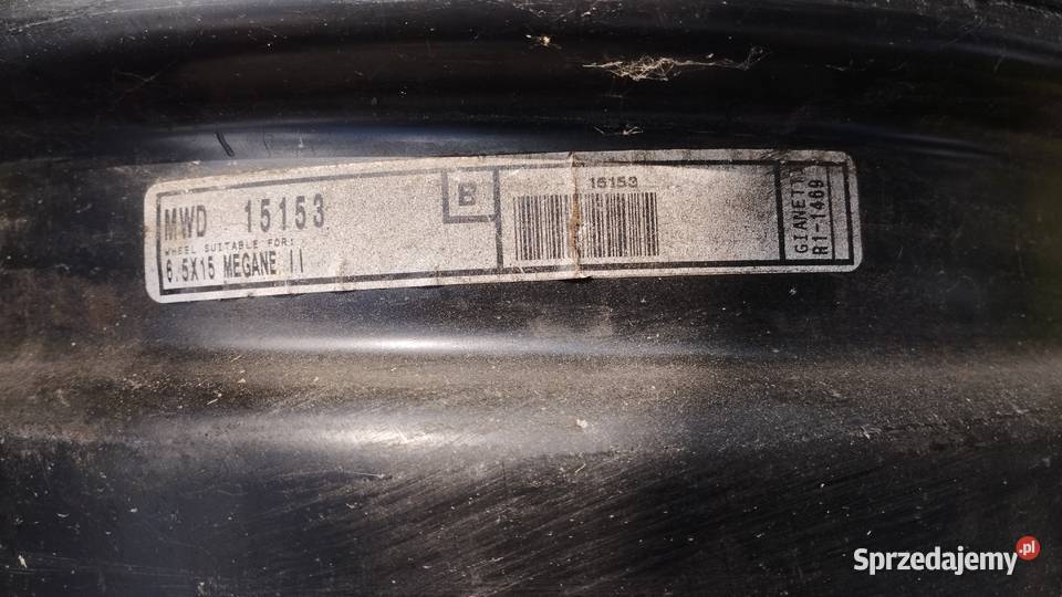 Komlet 4x felg stalowych Renault Megane Megane stalowe Zawiercie