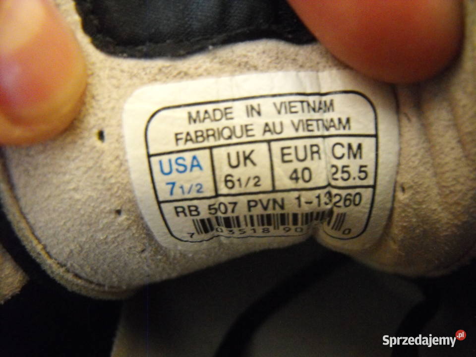Buty REEBOK 3940 247 Skóra buty skórzane czarne Białystok sprzedam
