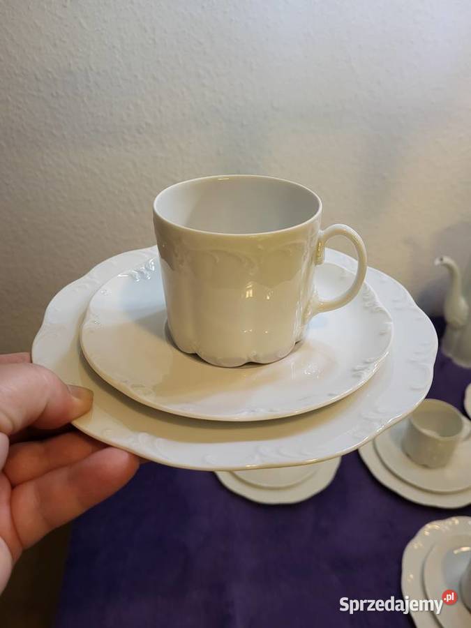 Serwis Rosenthal Classic Rose Monbijou White Toruń