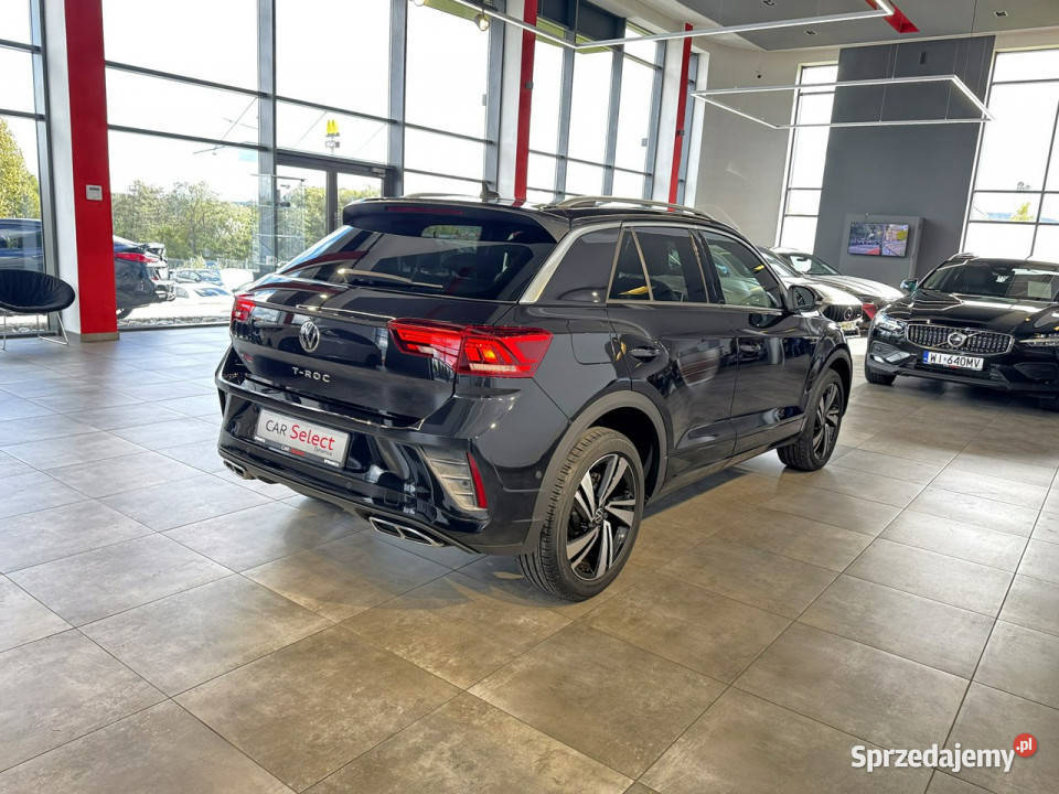 Volkswagen TRoc RLine 15TSI 150 DSG 2022 r salon Myślenice