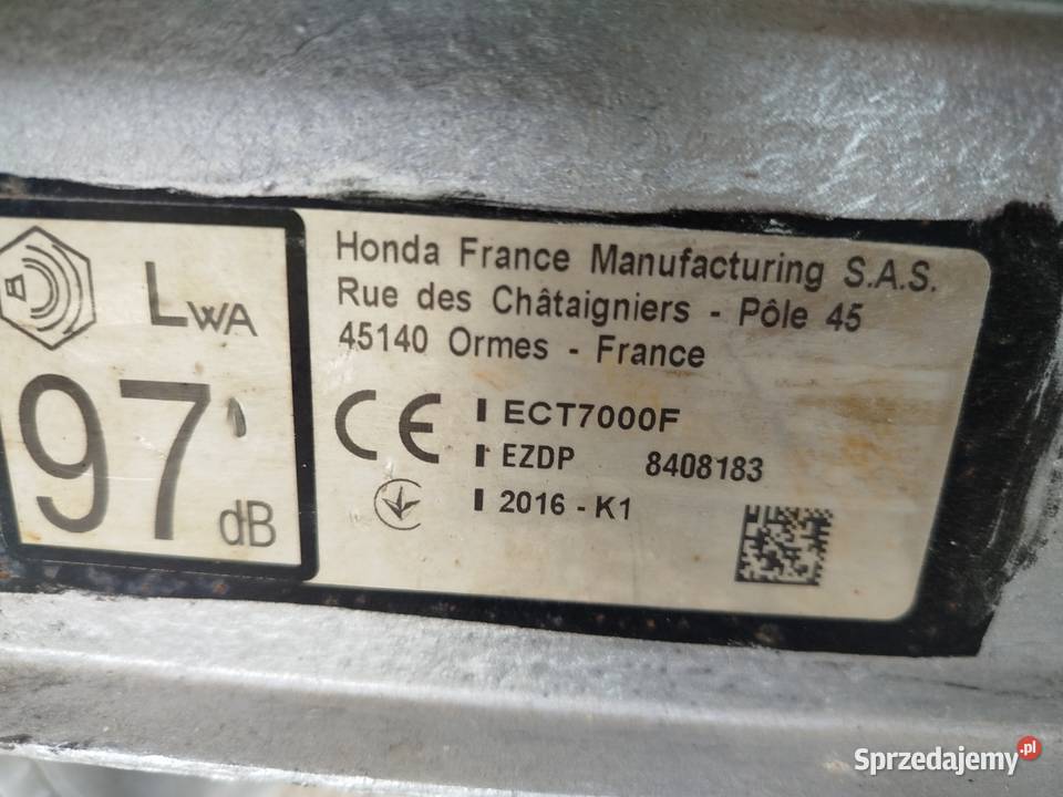 Agregat prądotwórczy honda ECT 7000 3 fazowy Barbarka