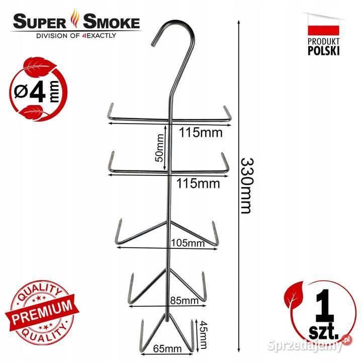 Hak Wędzarniczy Super Smoke do dużych filetów Białystok